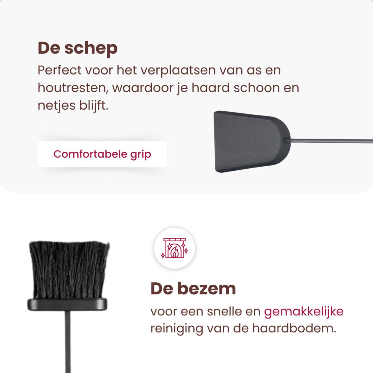 EmberElegance® Haardset 2in1