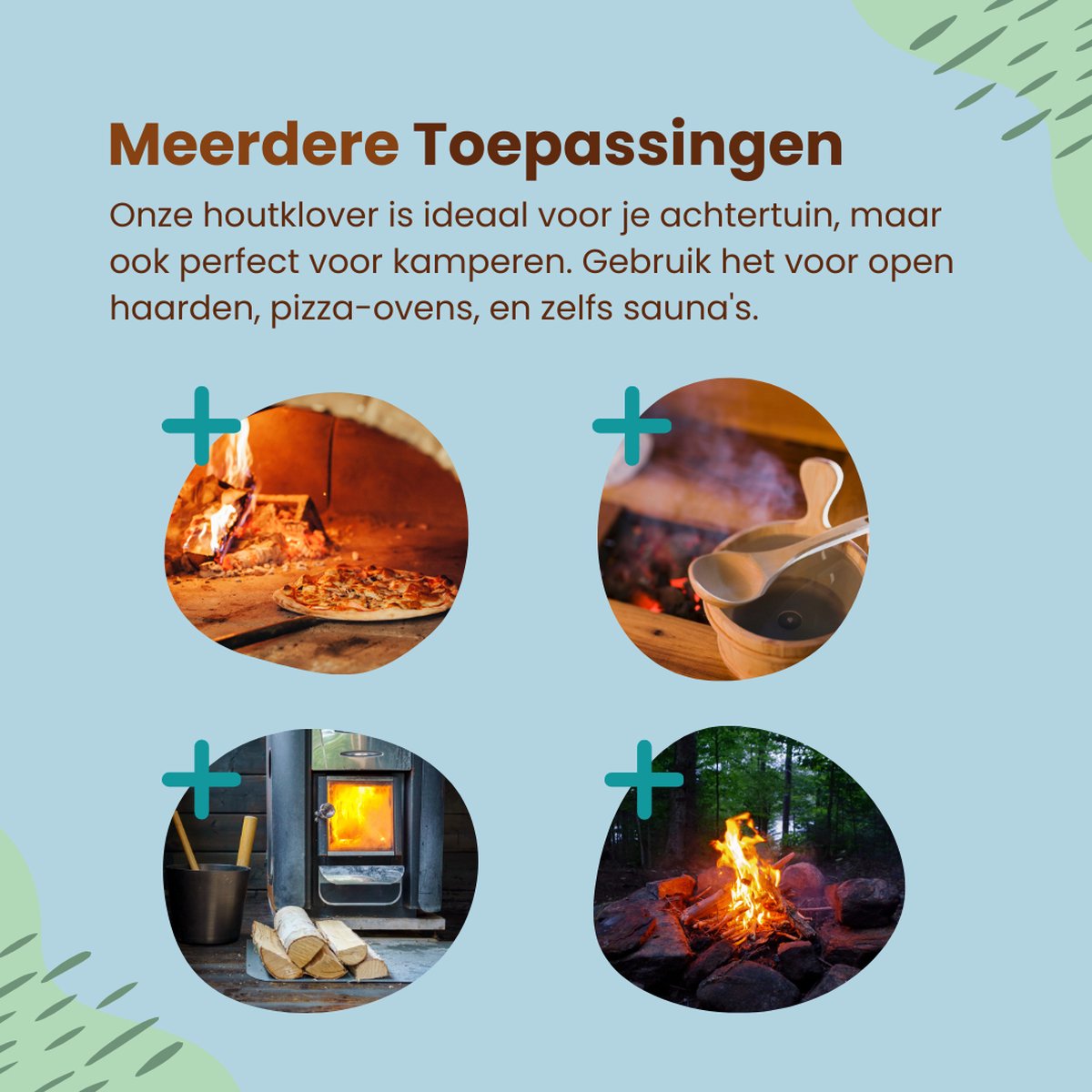 EmberElegance® Houtklover Wandmodel