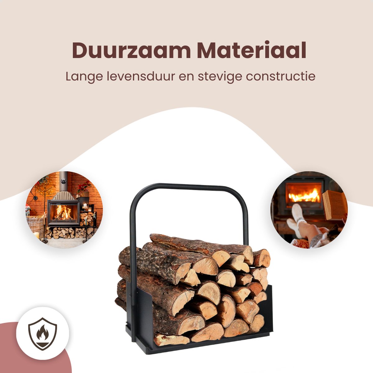 EmberElegance® Haardhoutrek Binnen