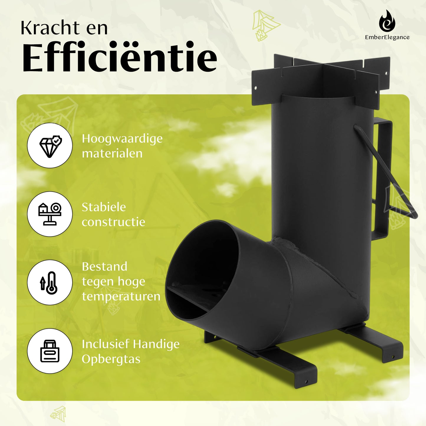 EmberElegance® Rocket Stove