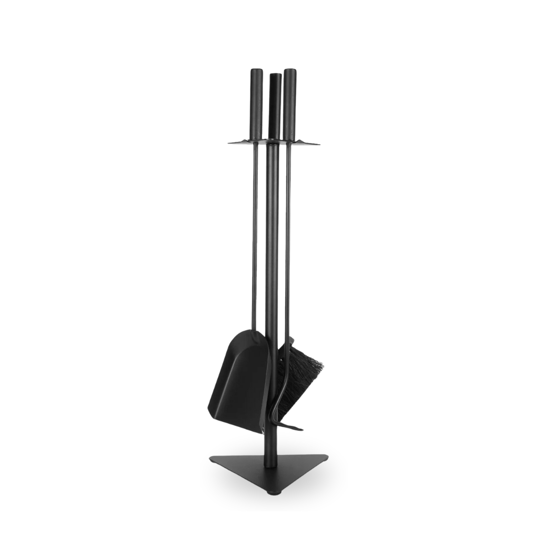 EmberElegance® Haardset Zwart 4-delig