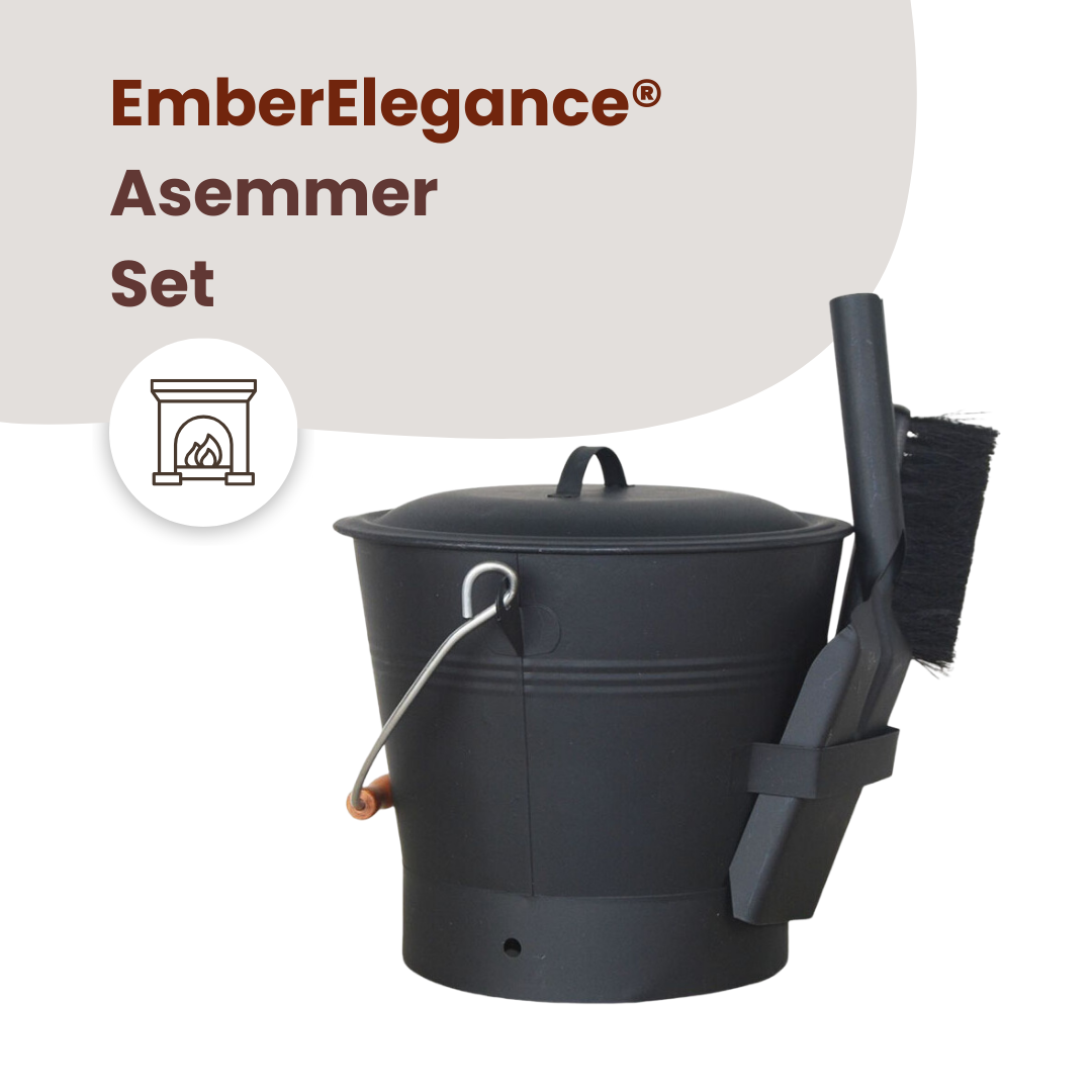 EmberElegance® Asemmer met Deksel en Schep