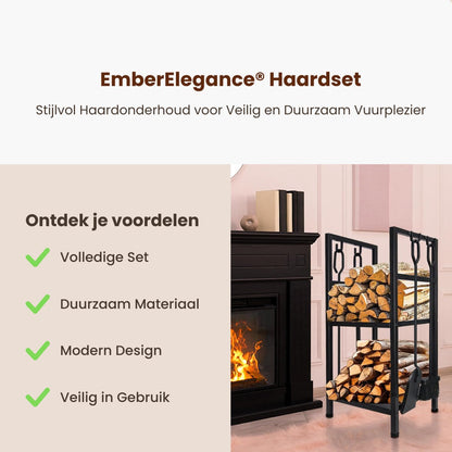 EmberElegance® Haardset 2in1