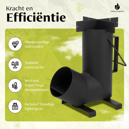 EmberElegance® Rocket Stove