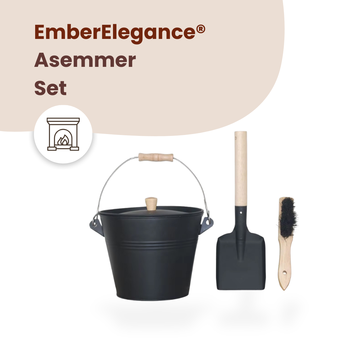 EmberElegance® Asemmer met Deksel en Schep