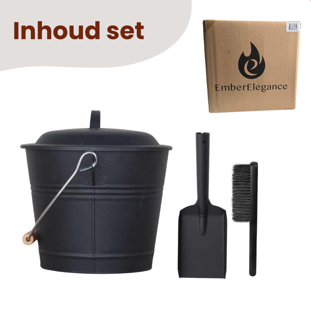 EmberElegance® Asemmer met Deksel en Schep