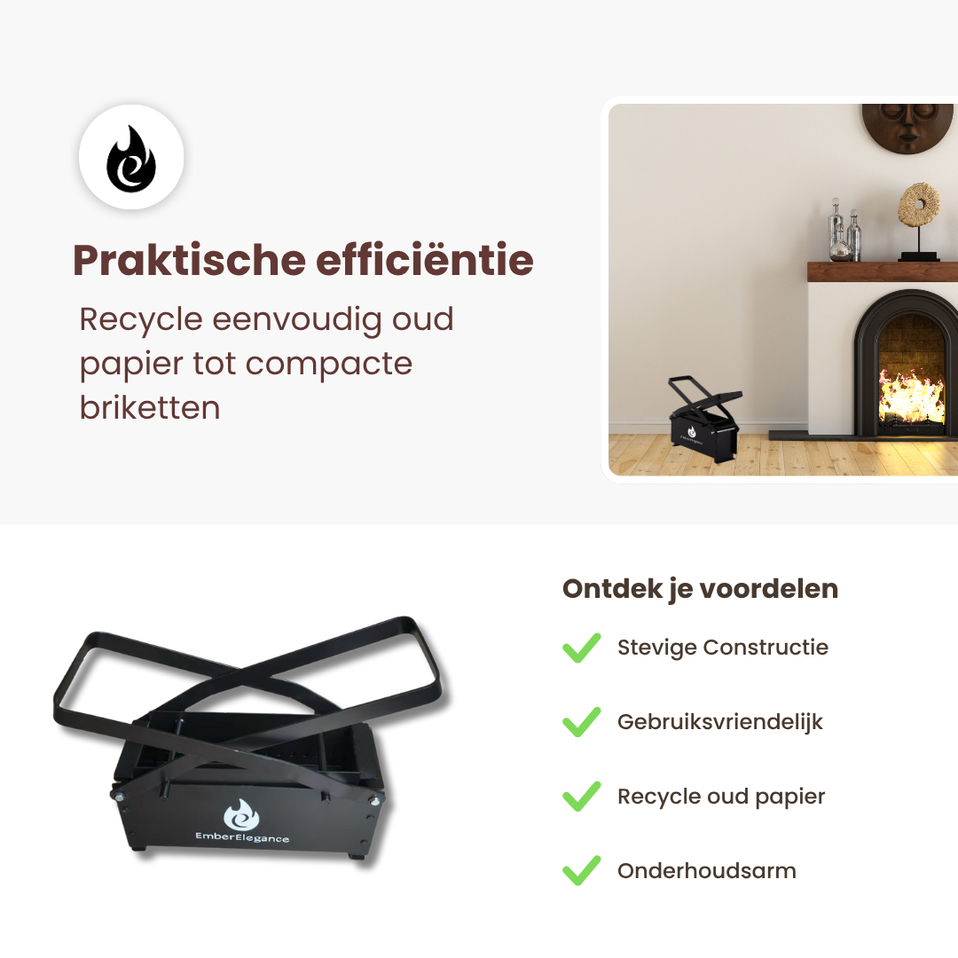 EmberElegance® Brikettenpers